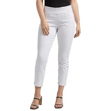 Jag Jeans Women’s Size 8 White Slim Fit Pants Ankle Cropped Stretch Casual