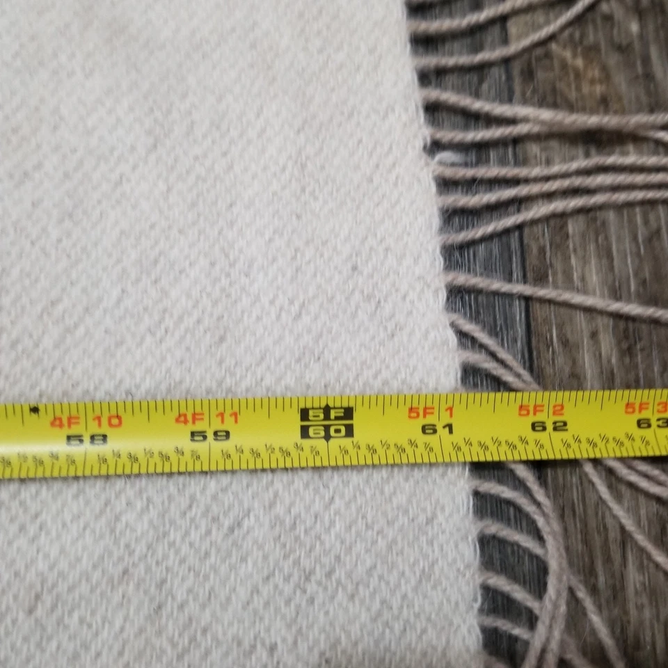 Manta Alicia Adams Alpaca Canyon Throw Field Alpaca/Lana Gris/Beige 61x53 Foto 4 de 4