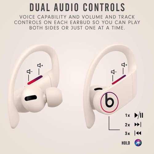 NEW Genuine Beats Powerbeats Pro Totally Wireless Earphones ANC Earbuds - Ivory - Picture 10 of 13