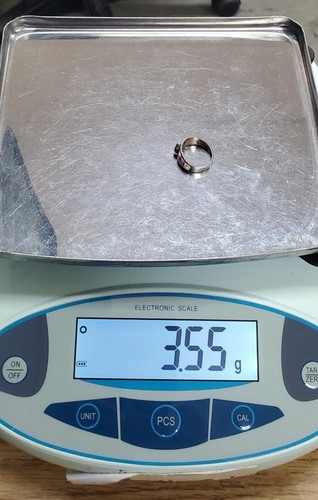 Vintage opal inlay native american southwestern sterling ring  - Bild 3 von 6