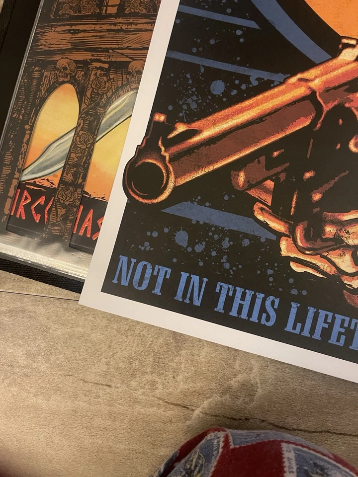 Guns N Roses - Litografía de gira - Parque AT&T de San Francisco - "DIRTY HARRY" - 9/08/16 Foto 3 de 4