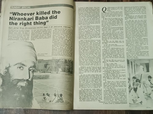 REVISTA DOMINGO 2 AGOSTO 1981 BHINDRANWALE EN NIRANKARI BABA PUNJAB, RABINDRANATH - Imagen 5 de 16