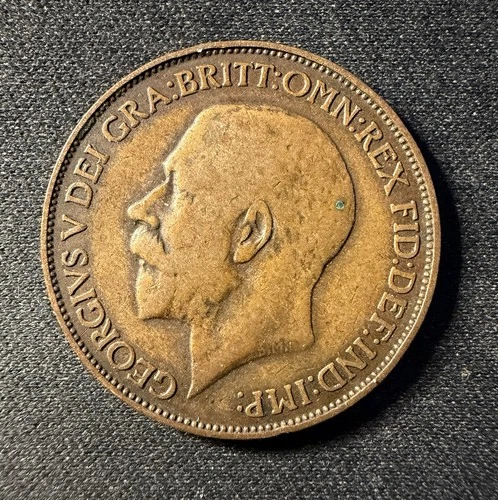 1911 George V Half Penny — photo from the most recent tracked eBay sale