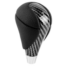 Carbon Fiber Gear Shift Knob Black Leather Compatible With Lexus Es300h Es350 Carbon Fiber Gear Shift Knob Black Leather Compatible With Lexus Es300h Es350