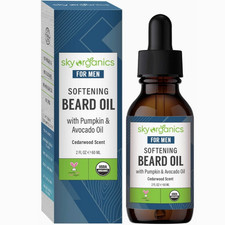 Organic Softening Beard Oil For Face, Cedarwood - 2 Fl.oz