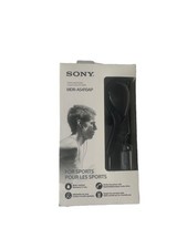 Sony Sports In-Ear Water Resistant Headphones with Mic - Black MDR-AS410AP/B