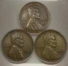 1936-P 1936-D 1936-S Lincoln Wheat Cent Set