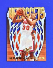1996-97 Skybox E-X 2000 Kerry Kittles Net Assets Die-cut Rookie Insert Card #10