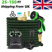 Flexible Expandable Hose Pipe 25-150FT Garden Water Hose w/ Spray Gun