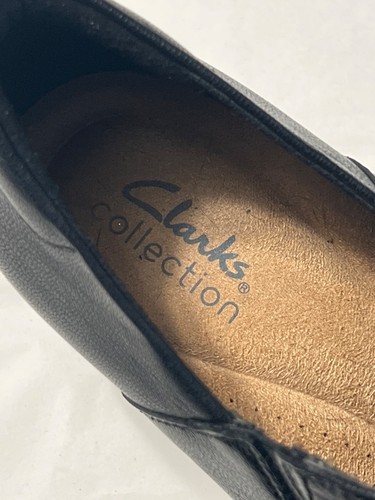 Zapatos de cuero negros Clarks Collection para mujer talla 8,5 - Imagen 2 de 7