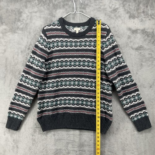 Sonoma Sweater Womens Medium Multicolor Wool Blend Fair Isles Nordic Designer - Picture 10 of 12