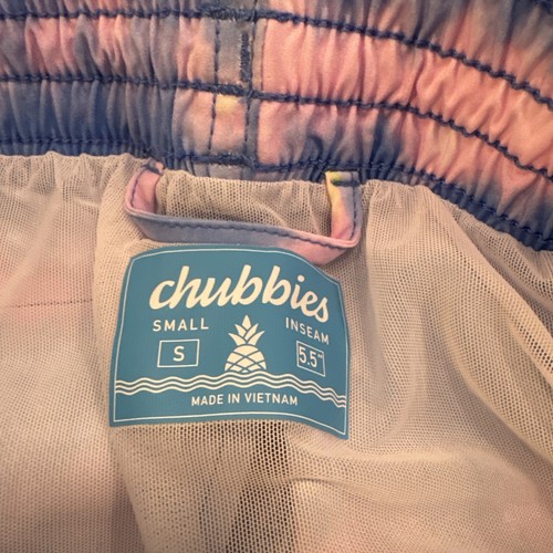 NWT Chubbies The Cotton Candies 5.5" Inseam Classic Swim Trunks Men's Size Small - Picture 4 of 4