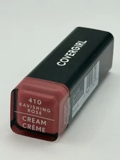 COVERGIRL - Exhibitionist Cream Lipstick - 410 RAVISHING ROSE - NEW & Sealed