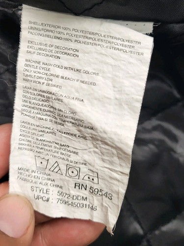 Genuine Dickies Men’s Sz Medium Flannel Buffalo Check Quilt Lined Chore Jacket - Picture 13 of 14