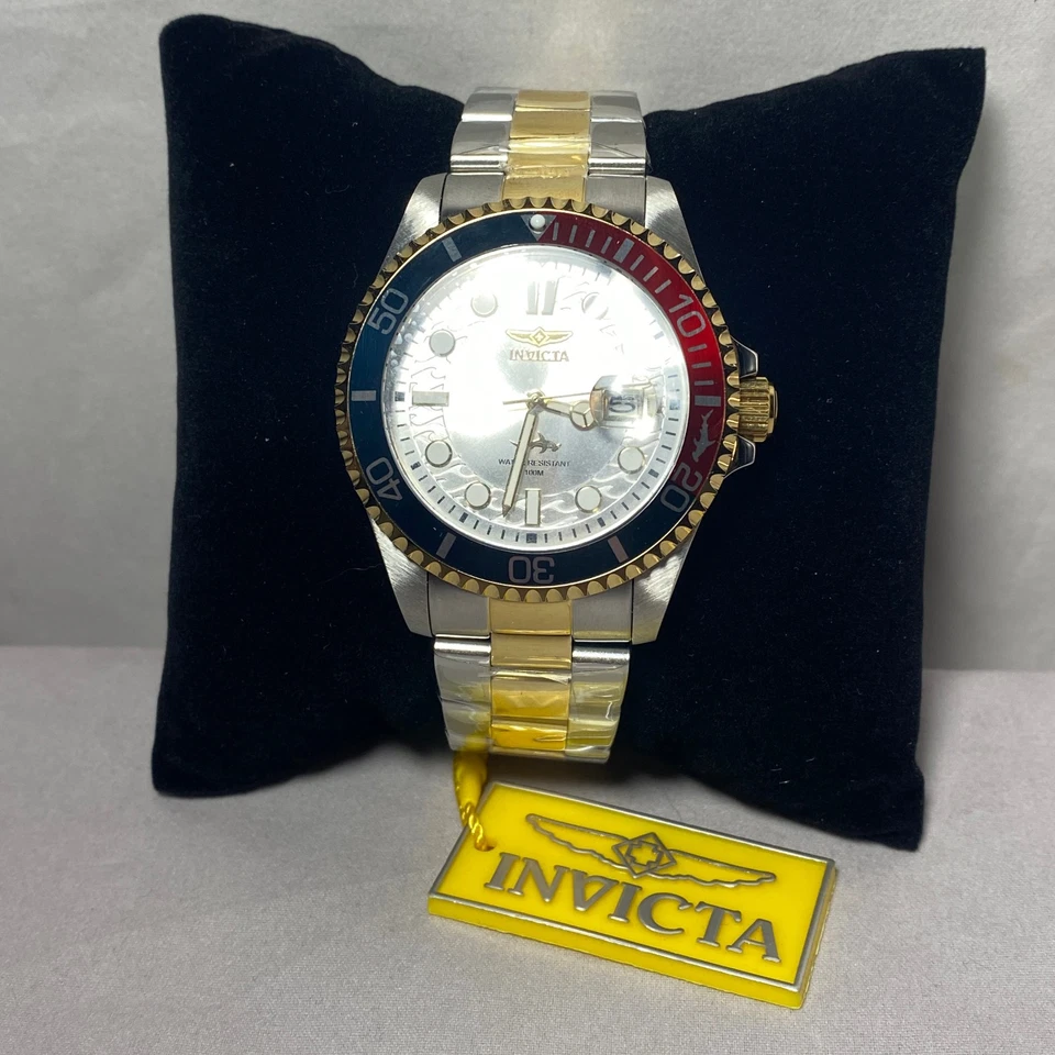 Reloj Hombre Invicta Pro Diver 43mm Dorado e Inoxidable 44710 Cuarzo Japonés Foto 2 de 4