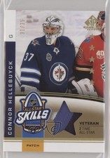 2020 SP Game Used NHL All-Star Skills Fabrics 31/35 Connor Hellebuyck Patch a3q