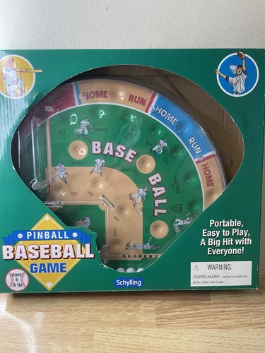 Pinball Baseball Game, Schylling Toy, tabletop, 2001