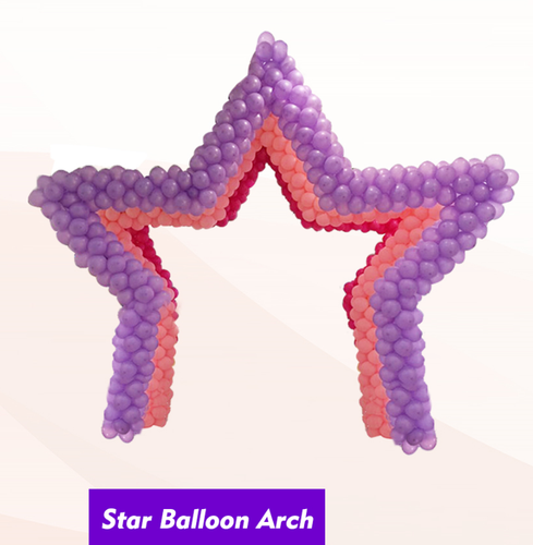 star shape balloon arch frame kit with column stand for party decoration - Picture 8 of 9