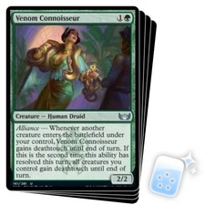 VENOM CONNOISSEUR X4 Streets Of New Capenna SNC Magic MTG MINT CARD