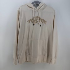 The North Face Hoodie Women Large Ivory Graphic Mountain Pullover Gorpcore Sport