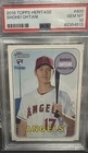SHOHEI OHTANI PSA 10 2018 TOPPS HERITAGE BASEBALL #600 ROOKIE RC ANGELS 9454