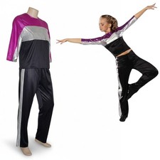 Lot of 11 Promise Adult Large Dance Costume Hip Hop Drawstring Pants Top READ