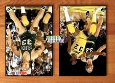 1993-94 Hoops #MB1 Magic Johnson / Larry Bird