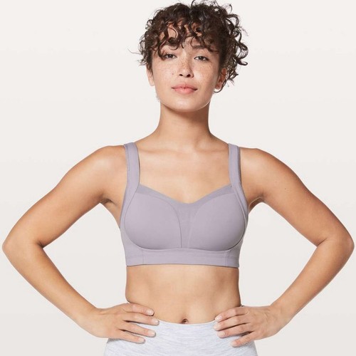 Lululemon Ta Ta Tamer II Sports Bra Lilac Purple Size 34C Padded