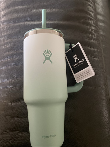Ergonomic 40 oz Stainless Steel Tumbler with Splash-Resistant Lid and Straw - Picture 1 of 5