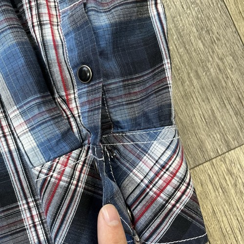 Camisa occidental Panhandle delgada perla a presión para hombre mediana suroeste Rockabilly - Imagen 6 de 9