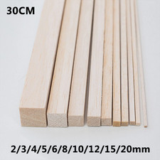 30CM Balsa Square Wood Stick DIY Model Handmade Hobby Crafts Supplies 5/10/20PCS