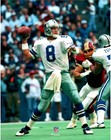 Troy Aikman Dallas Cowboys Unsigned Passing Photo