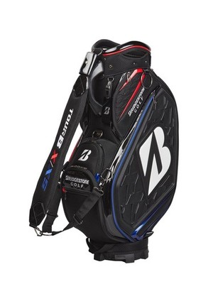 Bridgestone Tour Replica Golf Cart Stuff Bag Black 2026 9.5