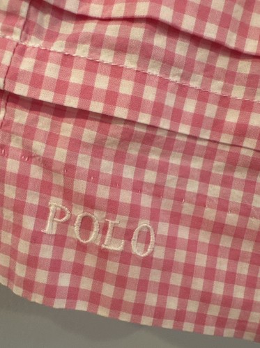 NWT Ralph Lauren Pink Girls Gingham Dress, Size 14 - Picture 11 of 13