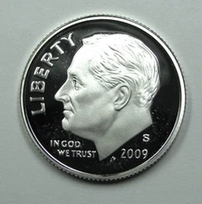 2009 P D S S Silver Roosevelt Dime  4 Coin Set