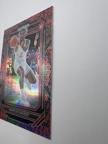 2023 Panini PRIZM DRAFT PICKS Marcus Sasser SNAKESKIN SSP CASE HIT RC #30 - Foto 3 di 5