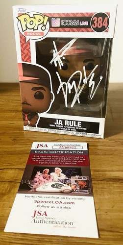 JA RULE Murder Inc SIGNED Funko Pop JSA COA RAP HIP HOP