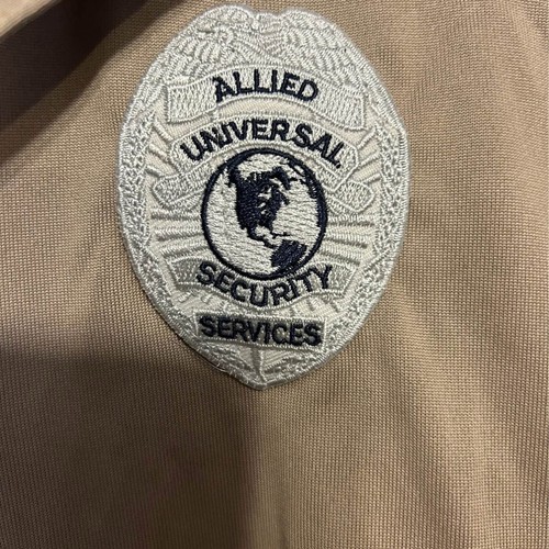 #0020 Men's tan kakhi beige Security shirt size Small QTY 4 - Picture 5 of 6