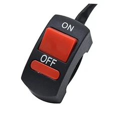 1" 25mm Motorcycle Handlebar Switch Headlight Fog Light Start Ignition Kill ON 