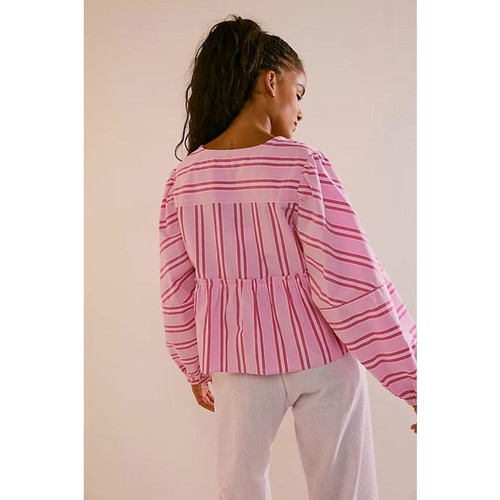 Free People Brunch Babe Blouse Top Women's Size XS - Picture 3 of 8