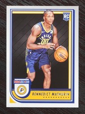 BENNEDICT MATHURIN RC 2022-23 NBA Hoops #236 Pacers All-Rookie