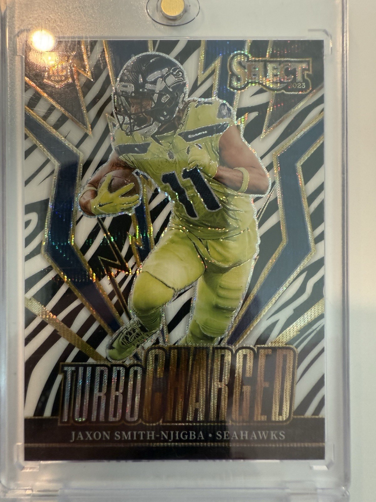 2023 Panini Select Turbocharged Jaxon Smith-Njigba #TUR-JAN (RC) Zebra Case Hit