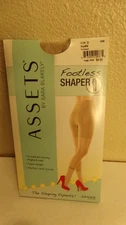 SPANX Assets by Sara Blakely Footless Shaper Tights Pantyhose Nude Size 2