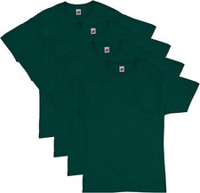 Hanes Crew neck T-Shirt 4-Pack ComfortSoft 100 Cotton Heavyweight Tee Plain