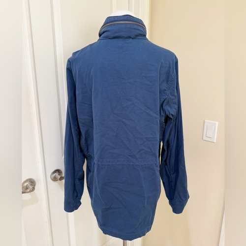 Chaqueta para mujer Lands' End de algodón con capucha bolsillos cargo azul marino talla XL nueva con etiquetas - Imagen 6 de 10