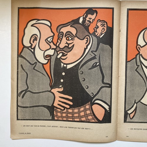 L'Assiette au Beurre #345 The Jurors 1907 French Legal System Satire Cartoons - Picture 4 of 9