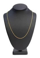 (MA5) 14K Yellow Gold Rope Link Chain Necklace 2.8 Grams 22" Long 2 mm Wide