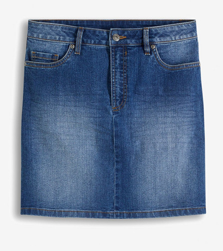 Neu Jeansrock Gr. 48 Blau Denim Damen-Skirt Minirock Freizeitrock - Bild 1 von 1
