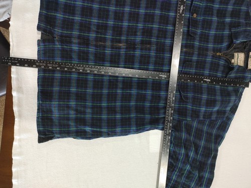 Claybrooke Shacket Outdoor Multi Plaid Flanella Patta Tasche Full Zip Uomo XL - Foto 5 di 9