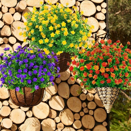 Künstliche Blumen, Gefälschte Outdoor UV Beständige Buchsbaum Sträucher Kunstkunststoff Gre... - Bild 4 von 7